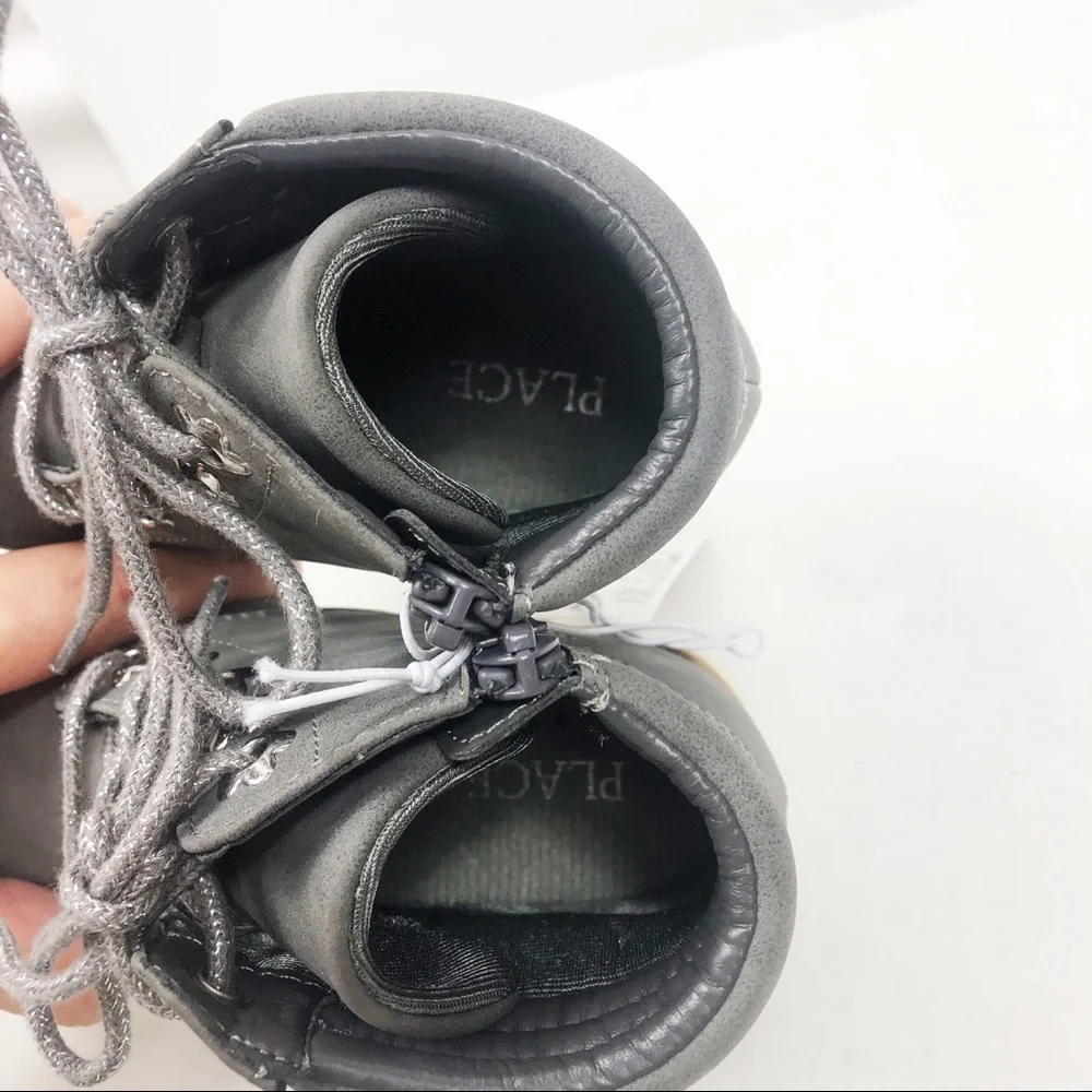 NWT The Children's Place Toddler Ankle Bootie | Grey | Size 9